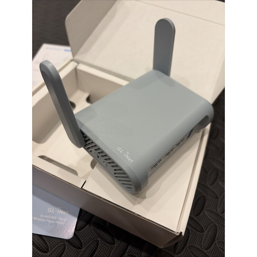GL.iNet GL-MT1300 Beryl Pocket sized Wireless Travel Router White Open Box - Picture 7 of 7